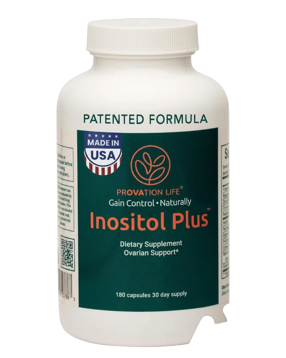 Inositol Plus bottle — Myo-inositol PCOS support supplement